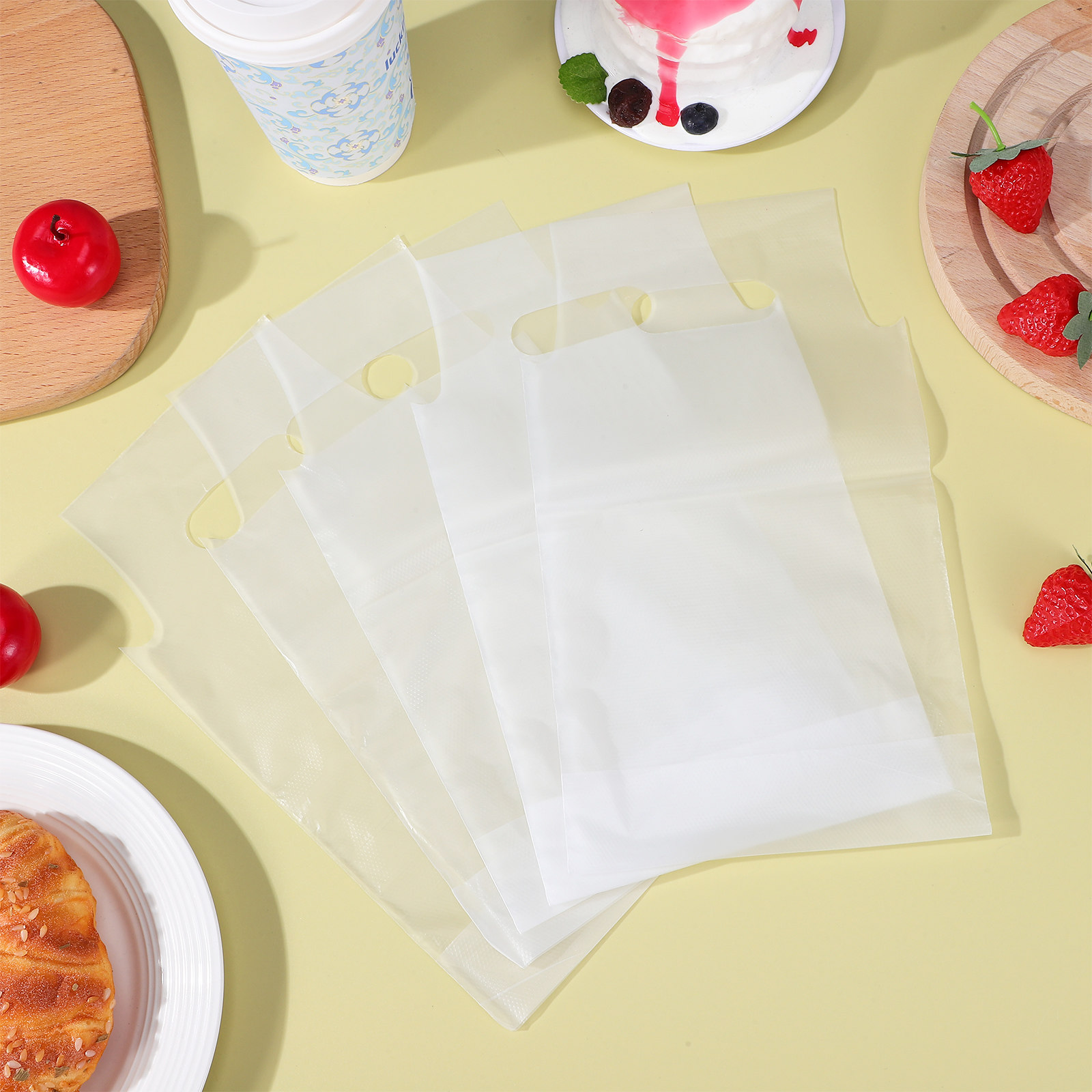 500Pcs Transparent Takeout Bev - Coffee Tea With Milk recension och pris