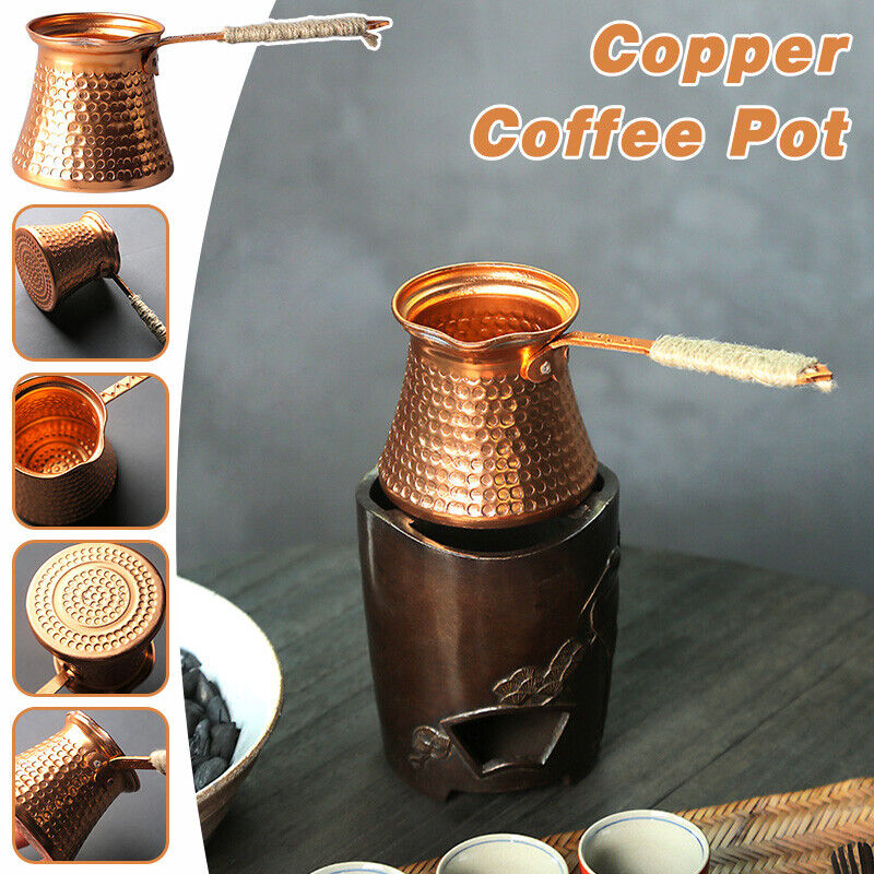 Coffee Pot Antique Copper Turk - Moka Pot Stove recension och pris