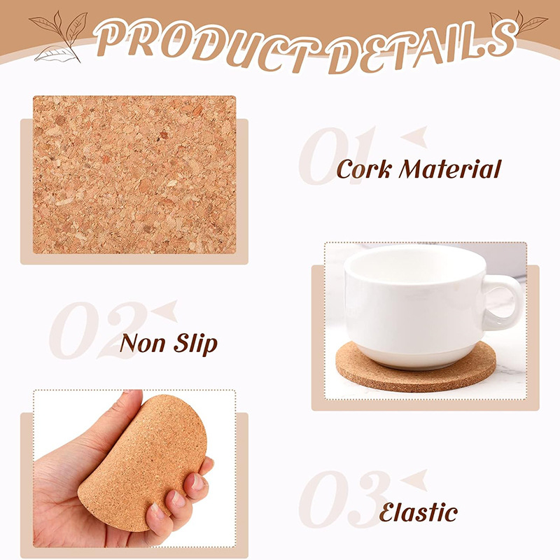 5/10/20/30PCS Round Wood Mats  - Xbloom Coffee Tea recension och pris