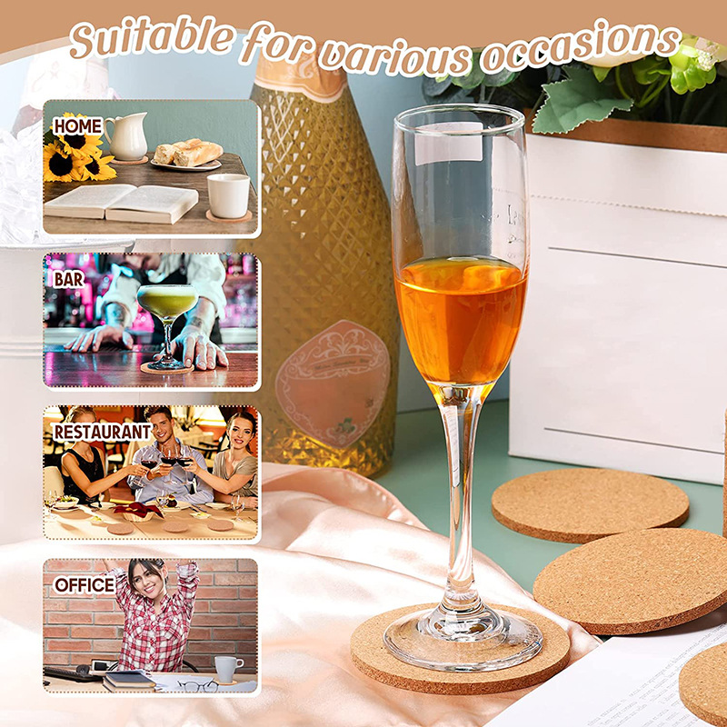 5/10/20/30PCS Round Wood Mats  - Xbloom Coffee Tea recension och pris