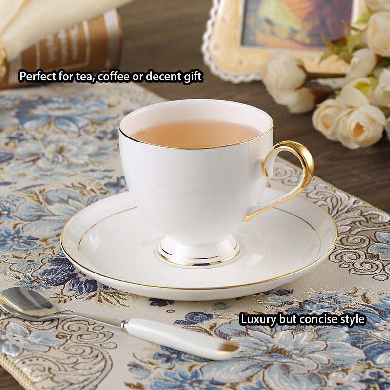Grace Bone China Coffee Set Wh - Coffee Tea And Sugar Set recension och pris