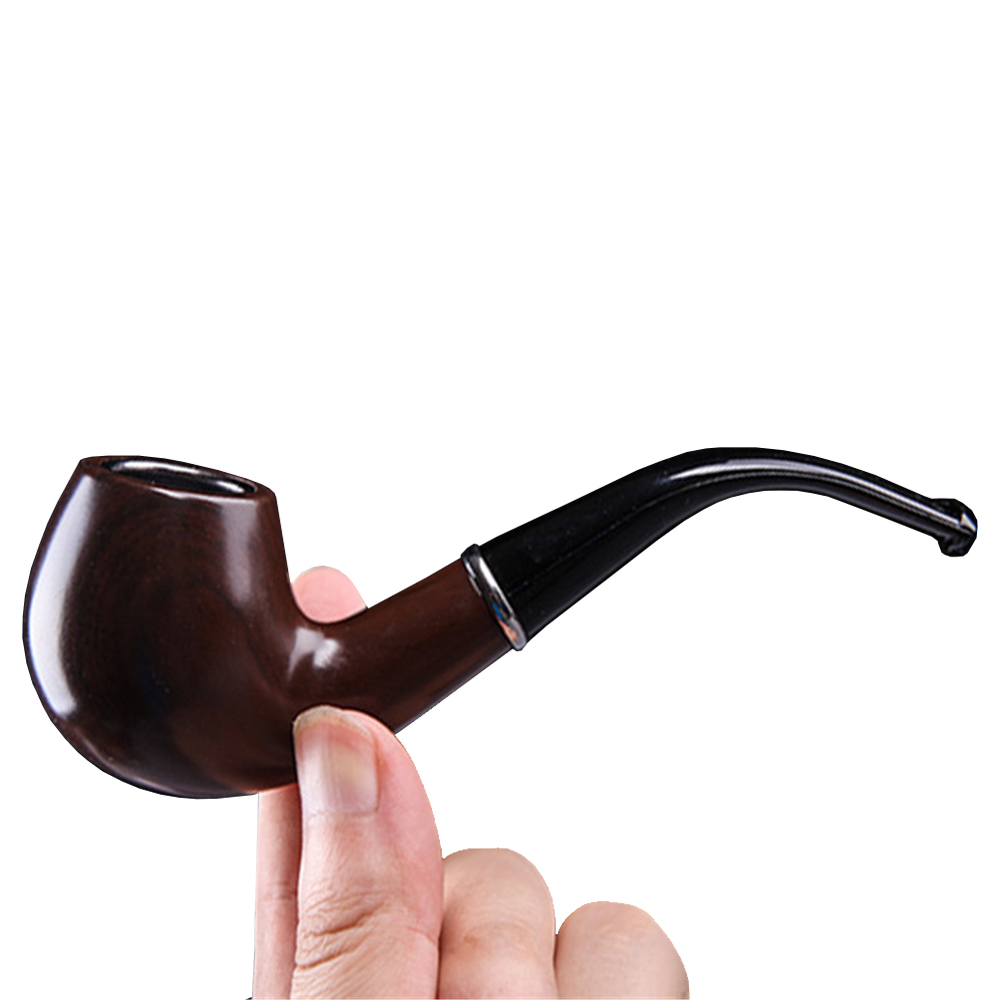 Retro Resin Ebony Smoking Pipe - Burr Hand Grinder recension och pris
