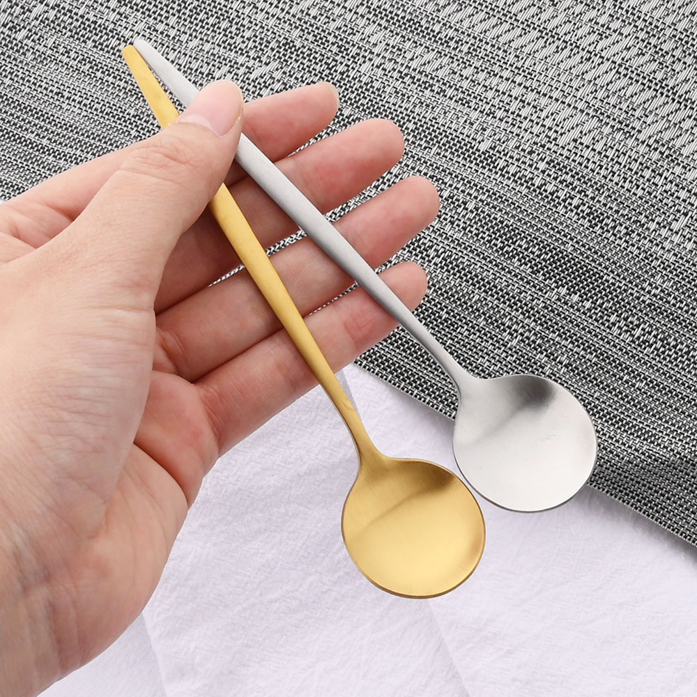 6Pcs Small Matte Spoon Tea Cof - Coffee Tea And Sugar Set recension och pris