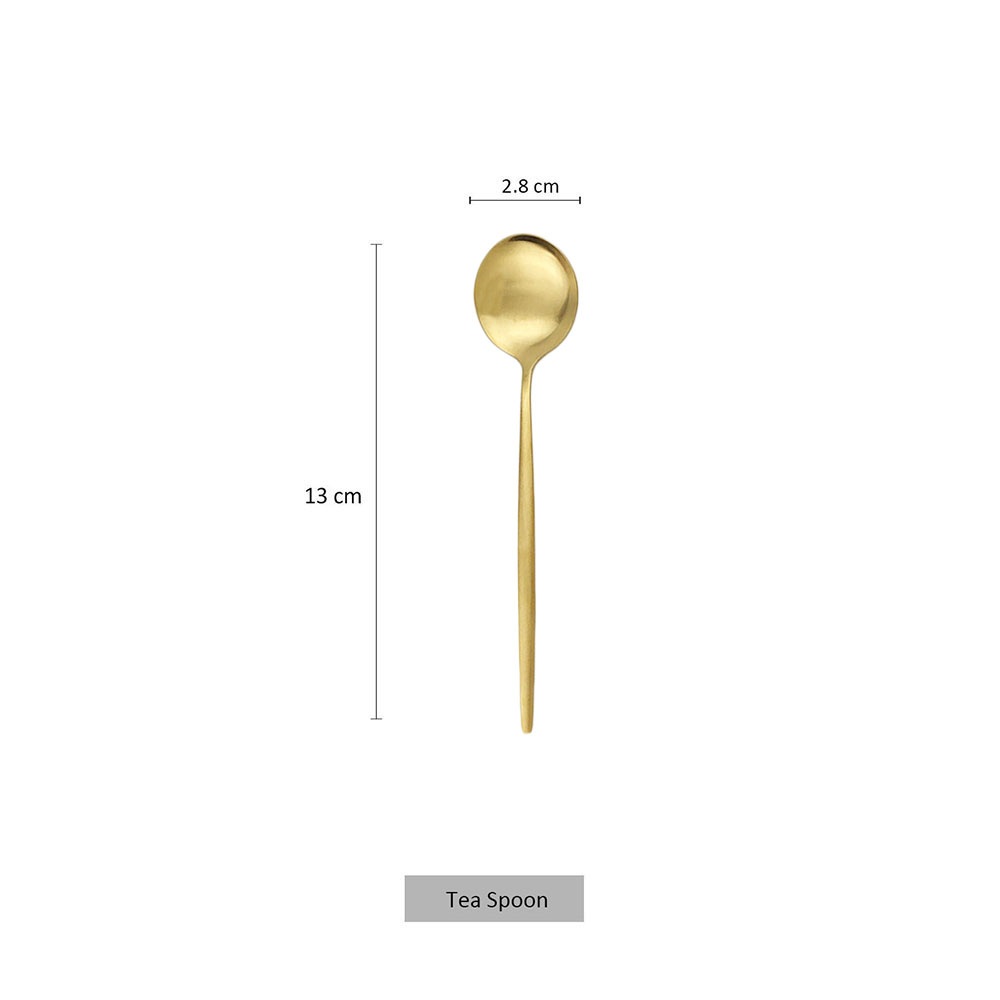 6Pcs Small Matte Spoon Tea Cof - Coffee Tea And Sugar Set recension och pris