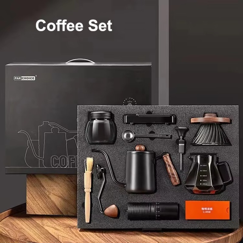 10pcs Travel Coffee Set Manual - Coffee Tea And Sugar Set recension och pris