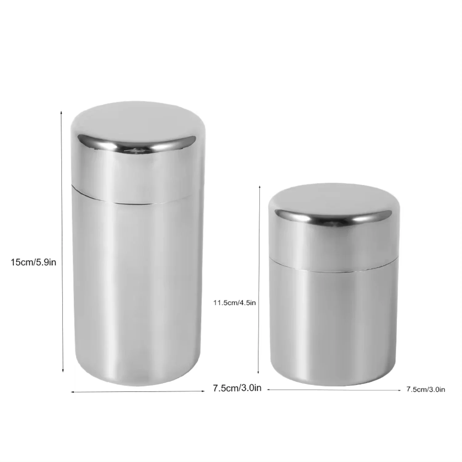 Stainless Steel Tea Leaf Tins  - Coffee Tea And Sugar Set recension och pris