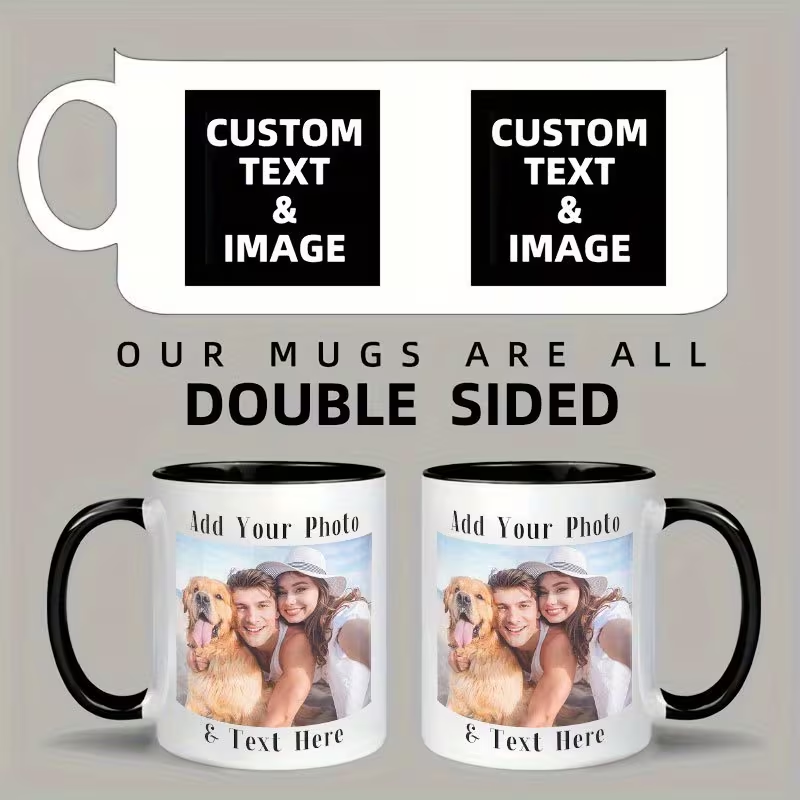 Customized Double Sided Photo  - Coffee Tea Name recension och pris